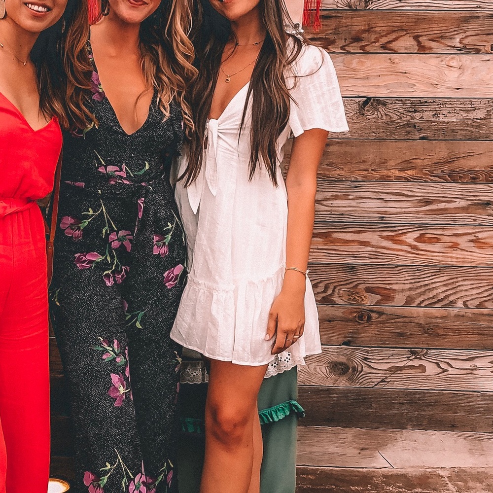 White sun dress